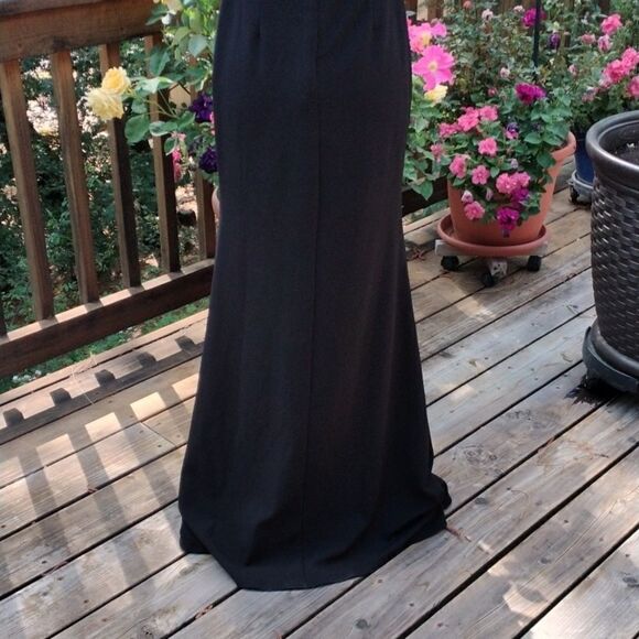 Lulus Stunning Black Dress Whimsigoth Quiet Elegance - Picture 10 of 14